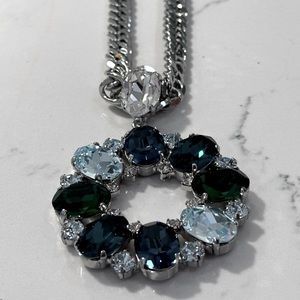 Authentic Rebekah Price curb chain with multicolour round pendant